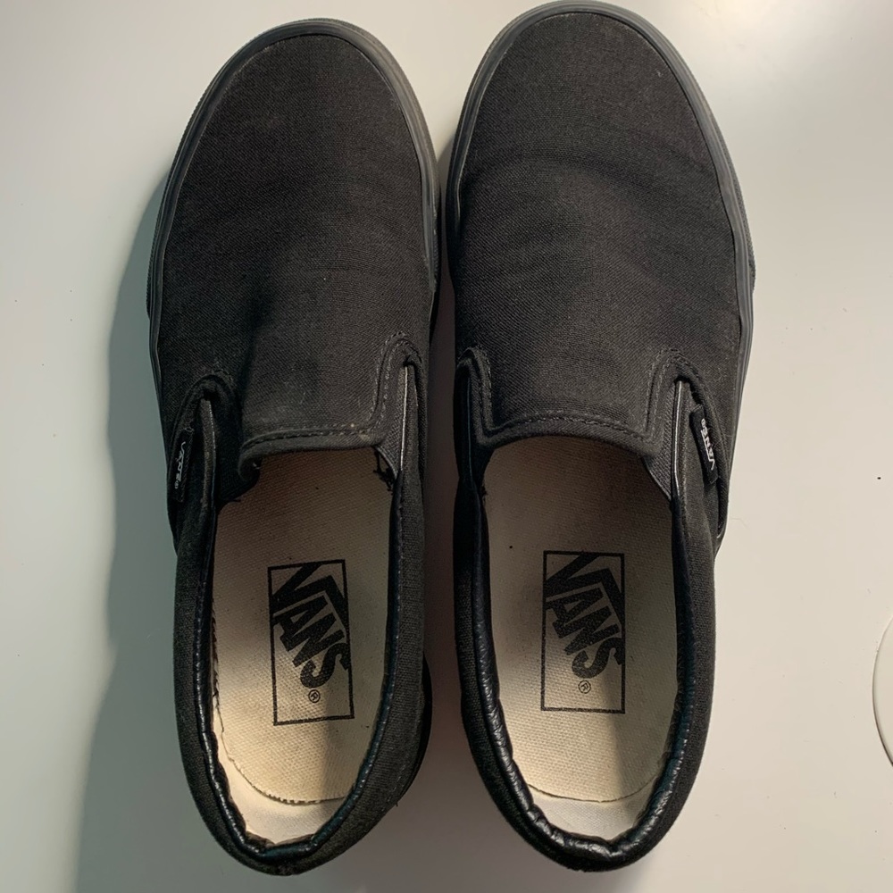 All black vans